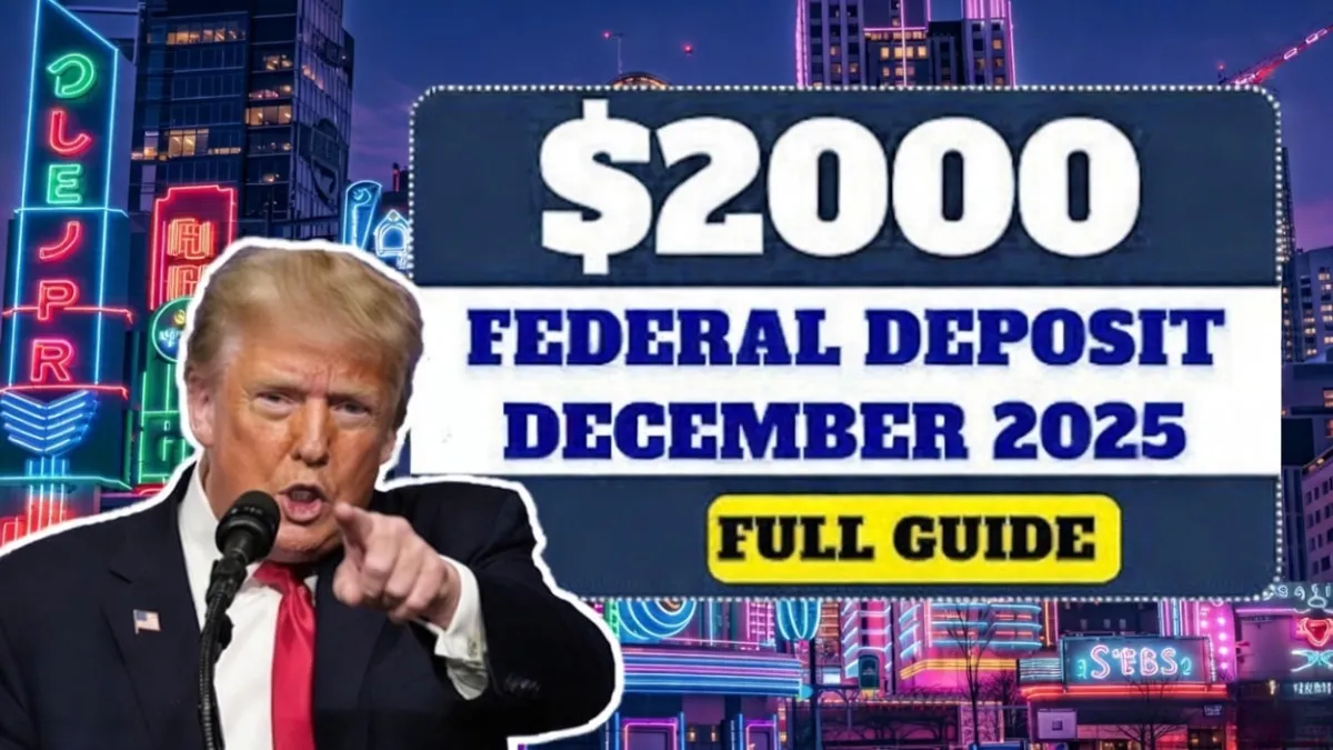 Federal $2,000 December 2025 Deposit
