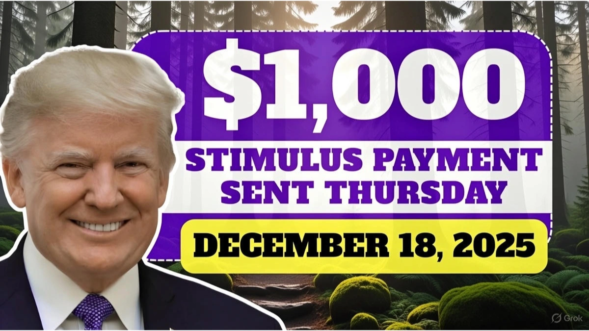 Stimulus Payment Sent Thursday December 18 2025